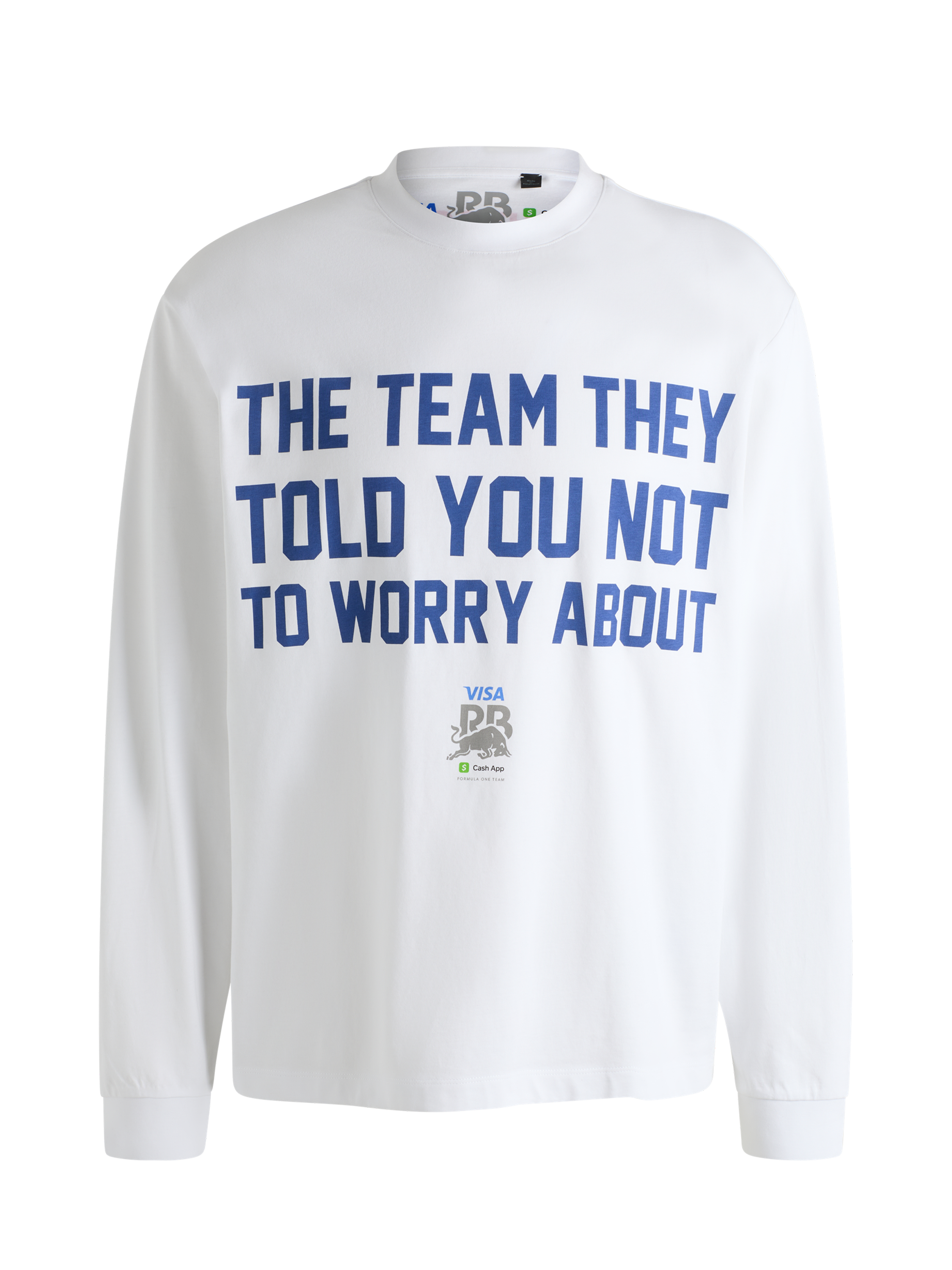 Visa Cash App Racing Bulls Tagline Longsleeve Shirt | Red Bull Shop US