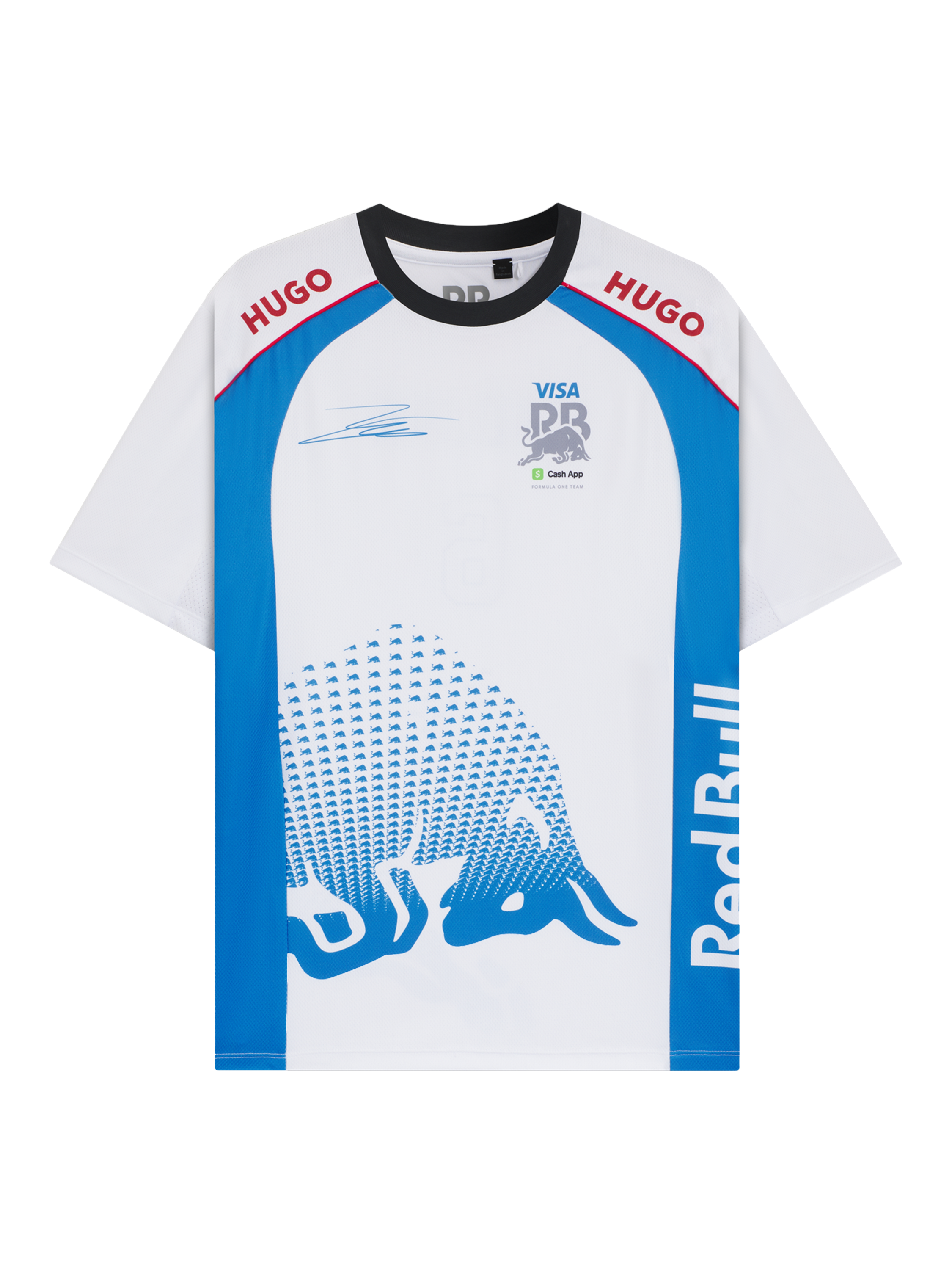 Visa Cash App Racing Bulls Replica Hadjar T-Shirt | Red Bull Visa Cash App Racing Bulls Replica Hadjar T-Shirt | Red Bull