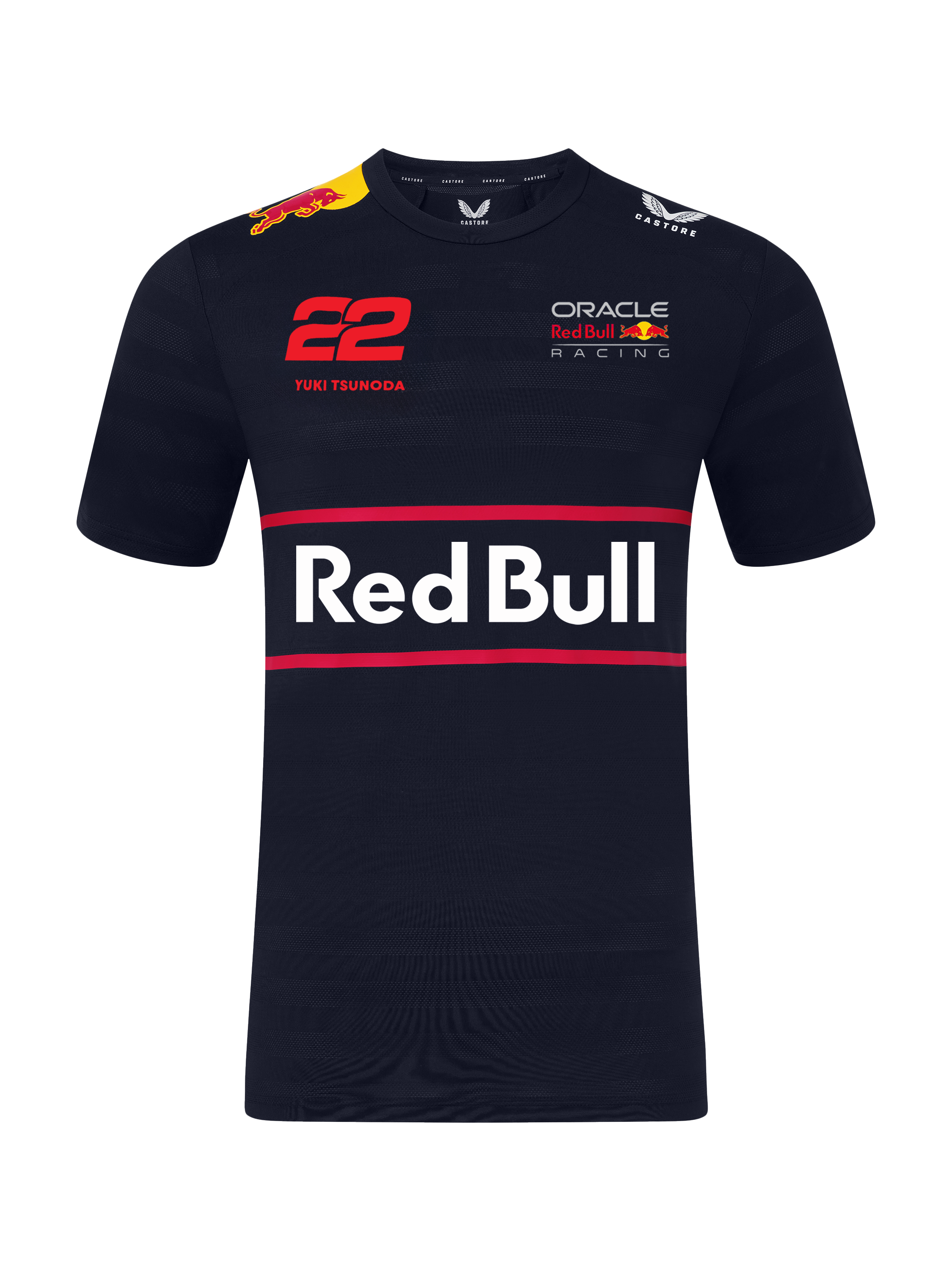 ORACLE Red Bull Racing Tシャツ Mサイズ CASTORE Oracle Red Bull Racing Unisex Large Front Logo T-Shirt