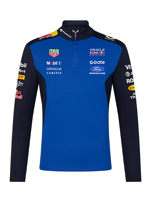Oracle Red Bull Racing Replica Half-Zip Sweatshirt | Red Bull Shop US Oracle Red Bull Racing Replica Half-Zip Sweatshirt | Red Bull Shop US