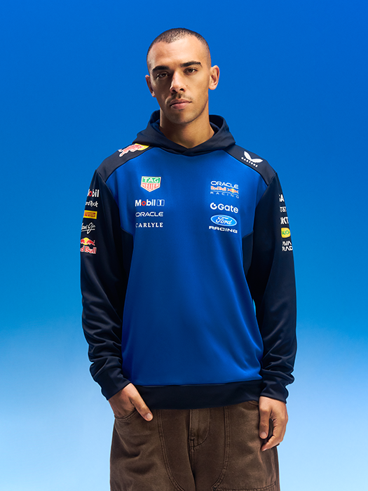 Oracle Red Bull Racing パーカー ネイビー Oracle Red Bull Racing Essential Zip Hoodie | Red Bull Shop US
