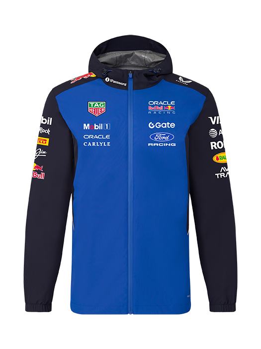 Oracle Red Bull Racing Replica Rain Jacket | Red Bull Shop US