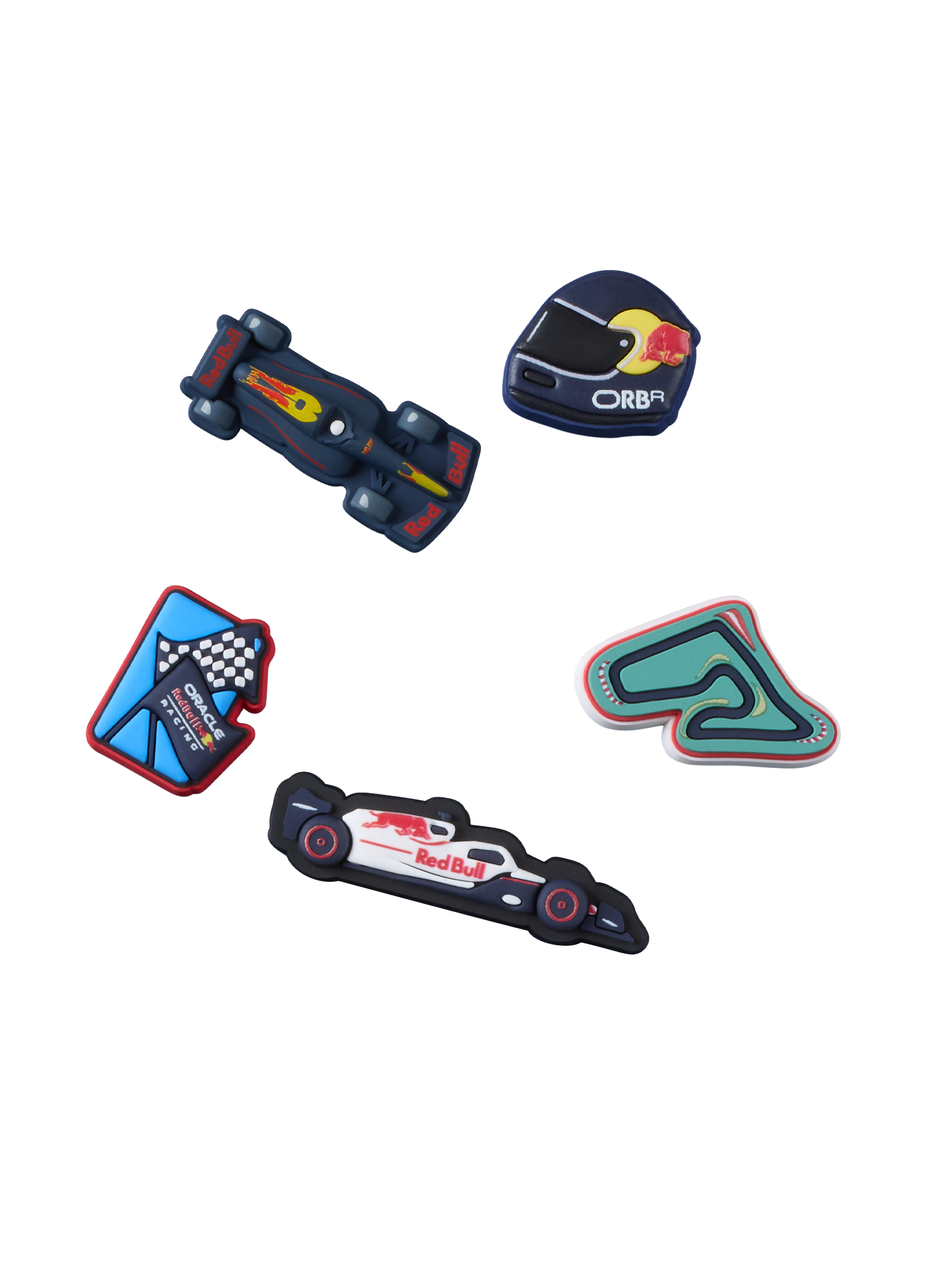 Oracle Red Bull Racing x Crocs Jibbitz 5-Pack | Red Bull Shop US