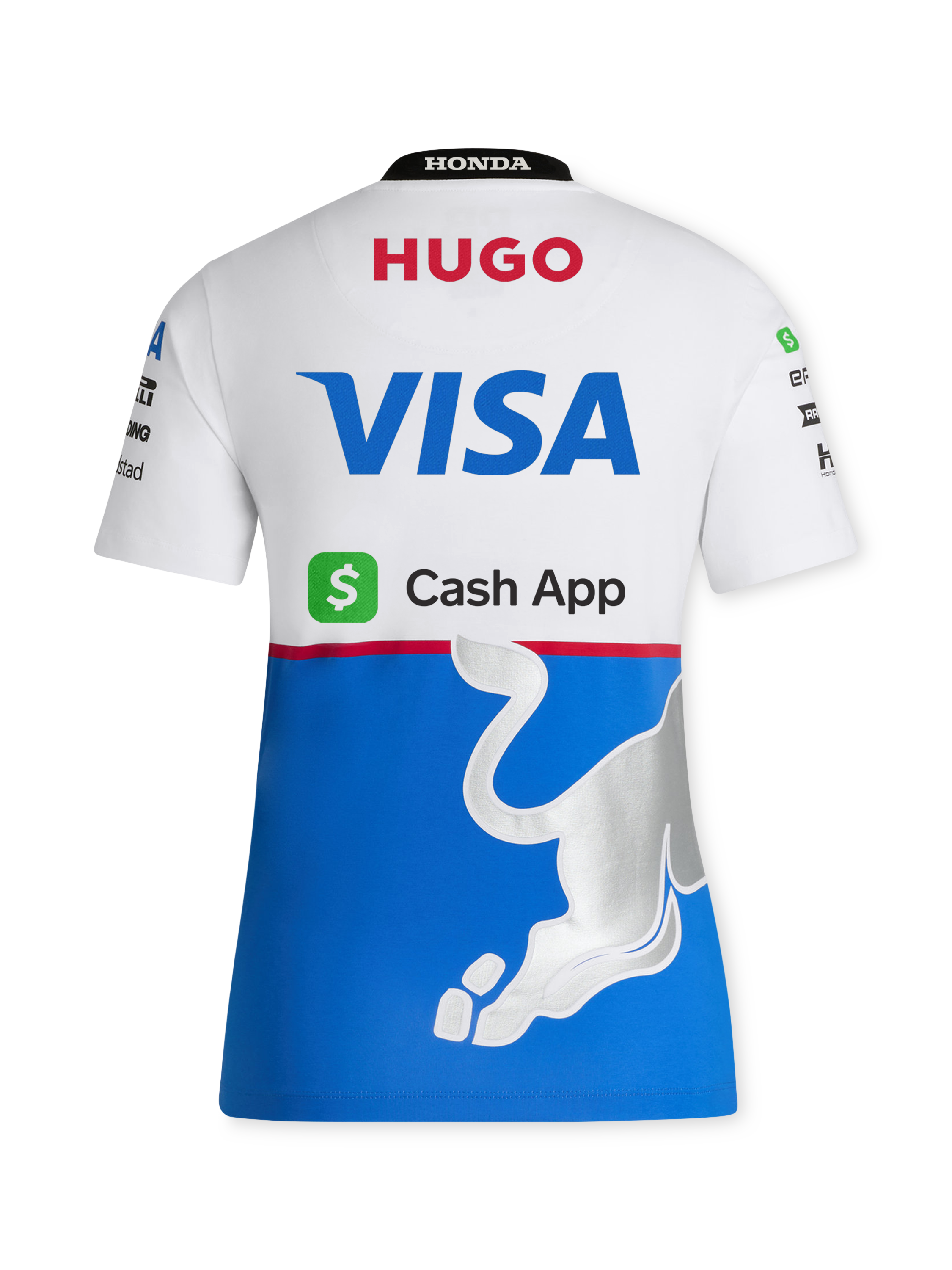 HUGO BOSS x Visa Cash App ロゴ Tシャツ HUGO BOSS X Visa Cash App Racing Bulls Red Bull Formula One