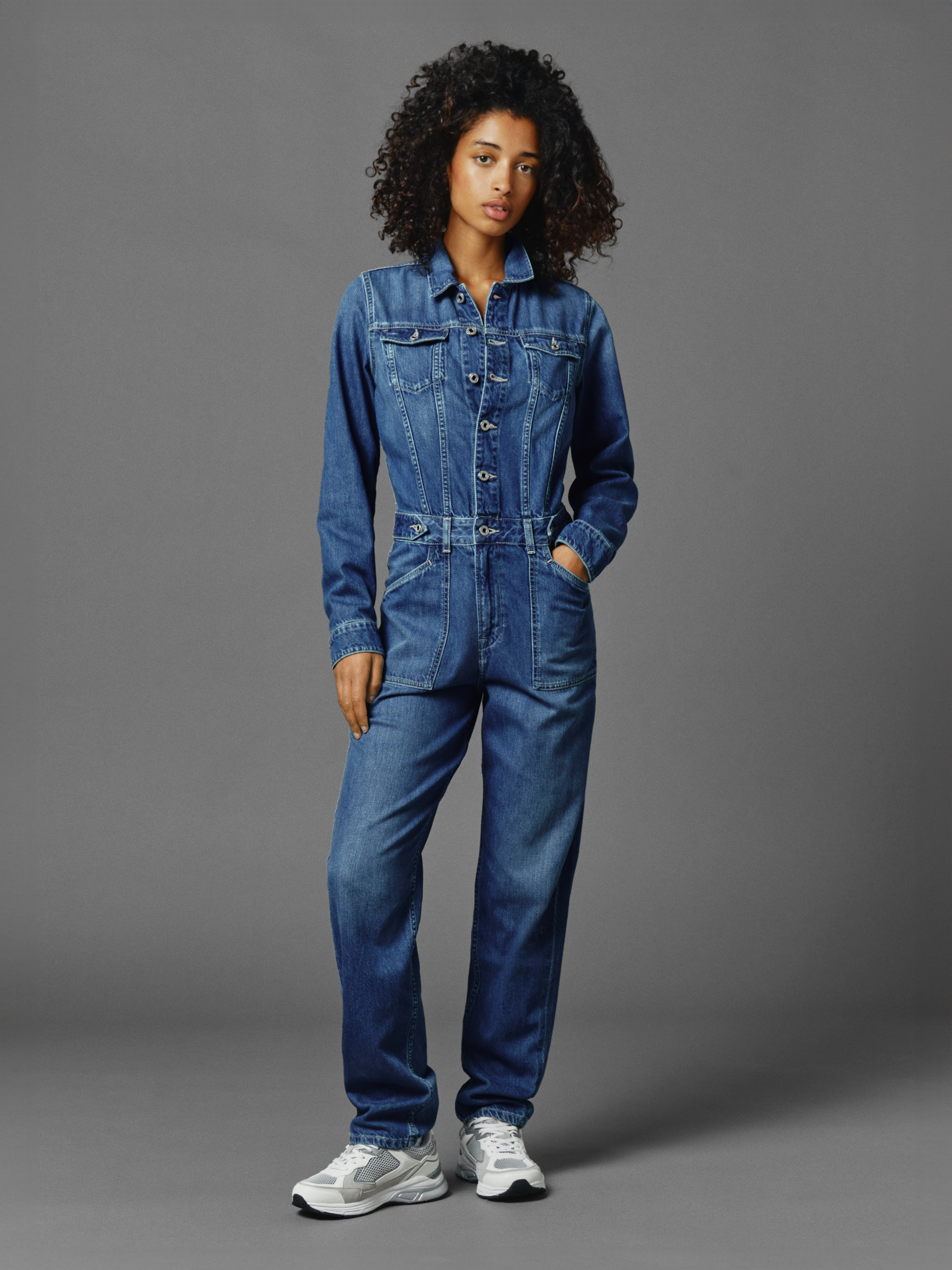 Red Bull Racing Denim Boilersuit by Pepe Jeans M Blue