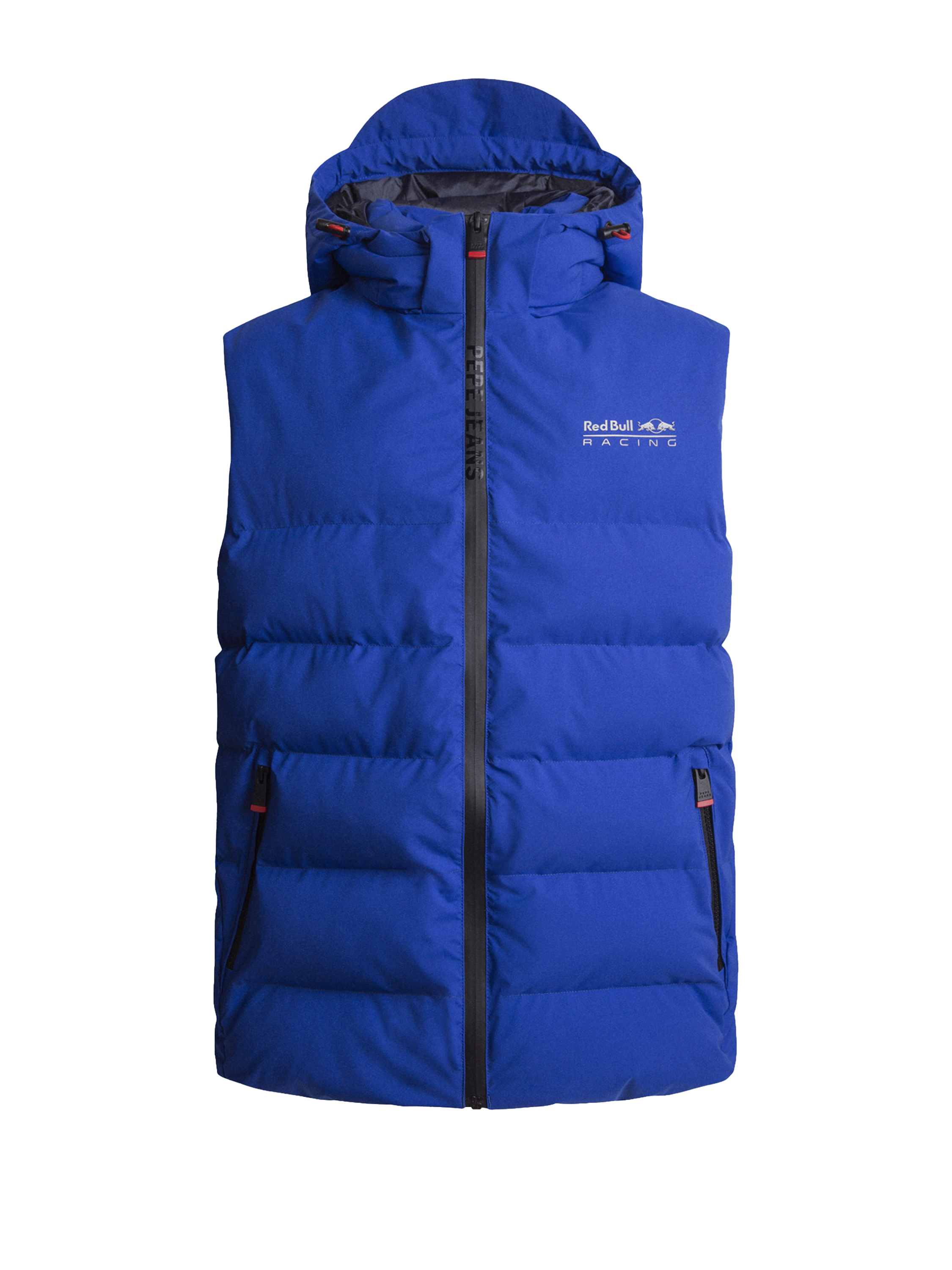 Red Bull Racing City Puffer Vest by Pepe Jeans M Blue
