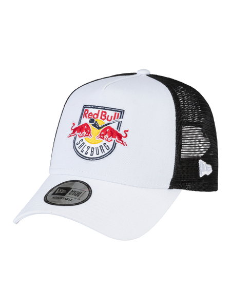 EC Red Bull Salzburg New Era Crest Trucker Hat Red Bull Shop US