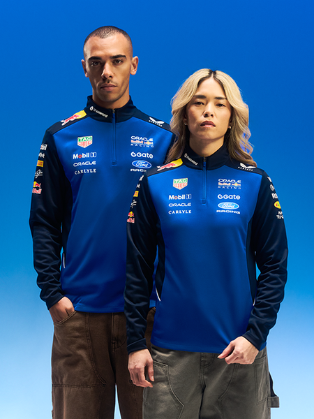 Oracle Red Bull Racing Replica Half-Zip Sweatshirt | Red Bull Shop US