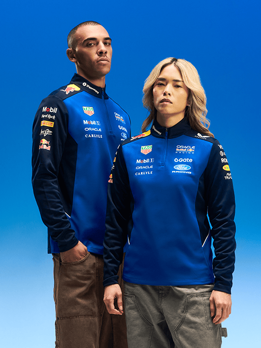 Oracle Red Bull Racing Replica Half-Zip Sweatshirt | Red Bull Shop US
