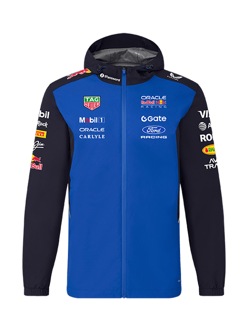 Oracle Red Bull Racing Replica Rain Jacket | Red Bull Shop US