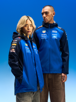 Oracle Red Bull Racing Replica Rain Jacket | Red Bull Shop US