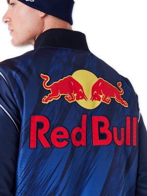 コラボ☆【New Era×Oracle Red Bull Sim Racing】ジャケット Oracle Red Bull Sim Racing Wool Varsity Jacket – New Era Cap
