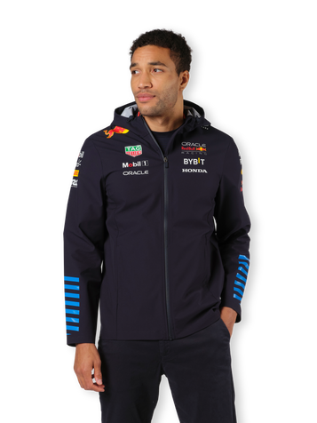 Oracle Red Bull Racing Official Teamline Rain Jacket Red Bull Shop US