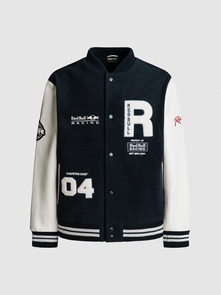 Red Bull Racing Leather Varsity Jacket by PEPE JEANS Red Bull
