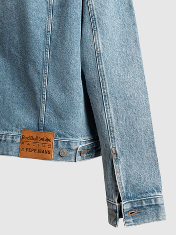 Red Bull Racing Hooded Denim Jacket by PEPE JEANS | Red Bull