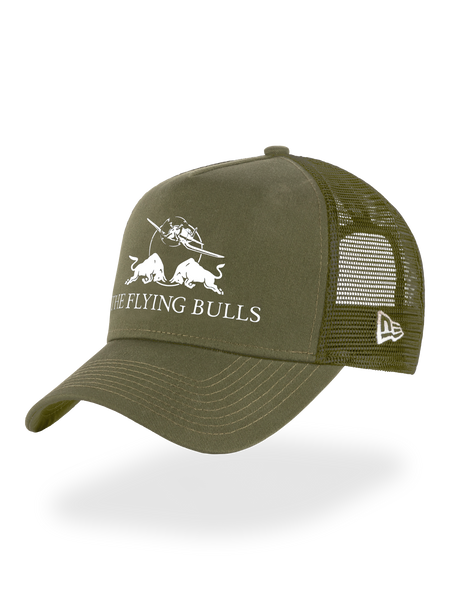 The Flying Bulls New Era Olive Trucker Hat | Red Bull Shop US