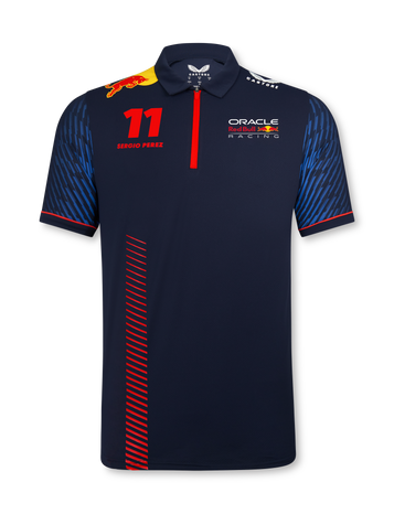Oracle Red Bull Racing Official Teamline Checo Perez Polo Shirt Red Bull Shop US